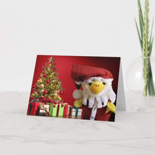 God jul från Danny Duck  Meddelande (Framsida)