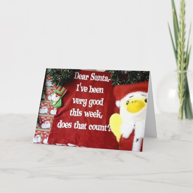 God jul från Danny Duck  Meddelande (Framsida)