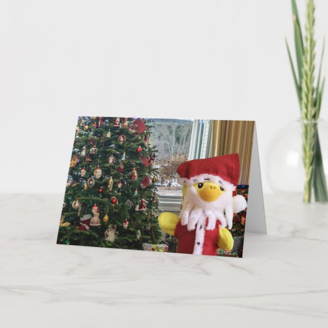 God jul från Danny Duck  Meddelande (Framsida)