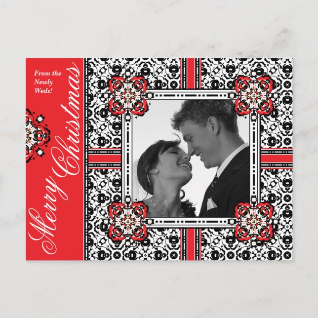 God jul från de nya veckorna helg vykort (Framsida)