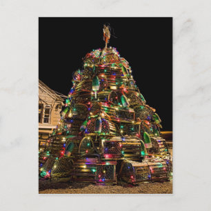 God jul från den Maine vykortet Helg Vykort