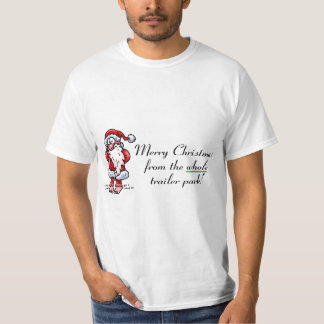 God jul från det hela släpet parkerar tee shirt
