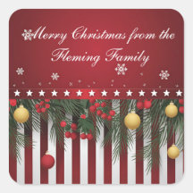 God jul från (din familj)