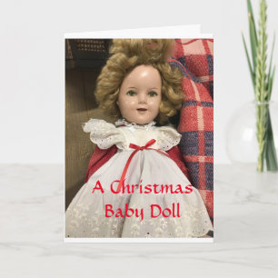 *GOD JUL FRÅN DOLL TILL GRANDDAUGHTER* HELGKORT