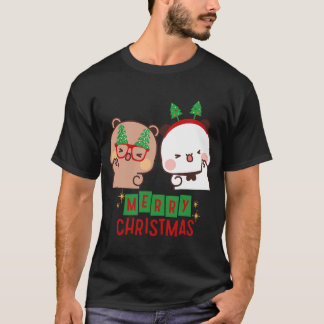 God jul från Dudu Bear och Bubu Panda T Shirt
