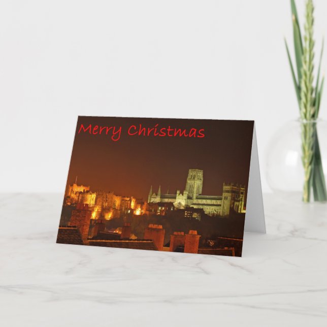 God jul från Durham Helgkort (Framsida)