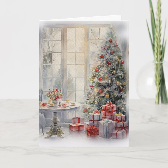 God jul från er hemliga tomten kort (Framsida)