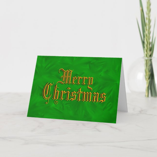 God jul från familjekortet helgkort (Framsida)