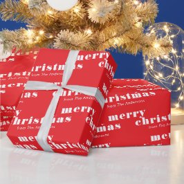 God Jul Från Familjen Presentpapper