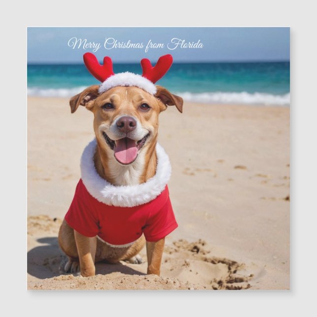 God jul från Florida Beach (Framsida)