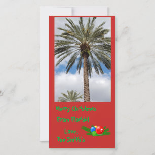 God jul från Florida-kort Julkort