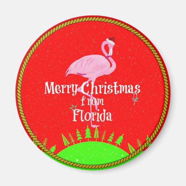 God jul från Florida, Magnet (Framsidan)