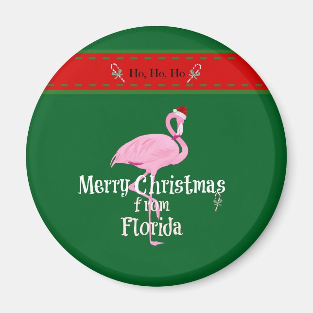 God jul från Florida Magnet (Framsidan)