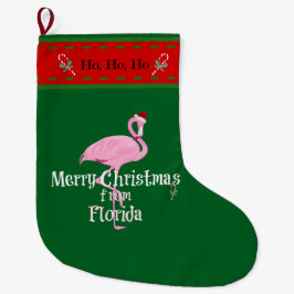 "God Jul från Florida" Stor Julstrumpa