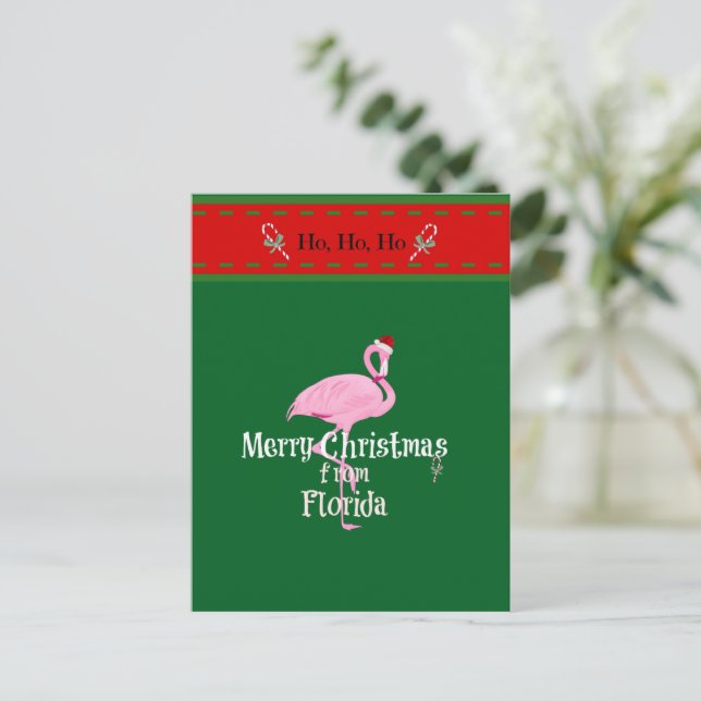 God jul från Florida Vykort (Stående Fram)