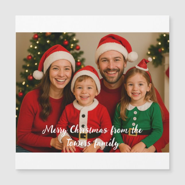 God jul från foto (Framsida)