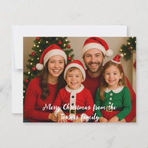 God jul från foto vykort