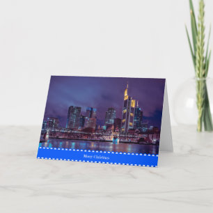 God jul från Frankfurt Card Kort