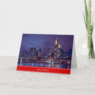 God jul från Frankfurt Kort
