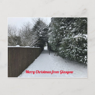 God jul från Glasgows vykort