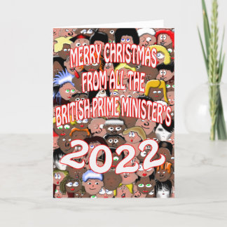 god jul från hela den brittiska premiärministern helgkort