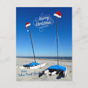 God jul från Hilton Head Island Coastal Vykort