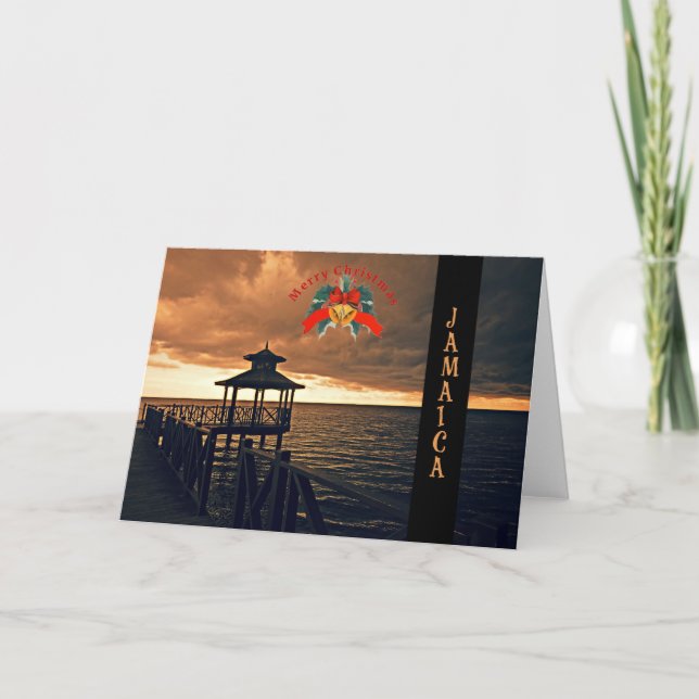 God jul från Jamaica Kort (Framsida)