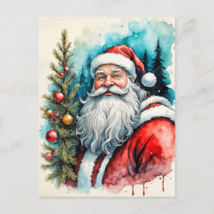 God jul från Jultomten Vykort