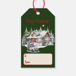 God jul från Kabinkortet Helgdag Presentetikett