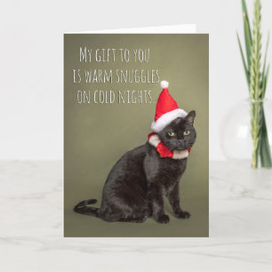 God Jul Från Katt Humor Julkort Helgkort