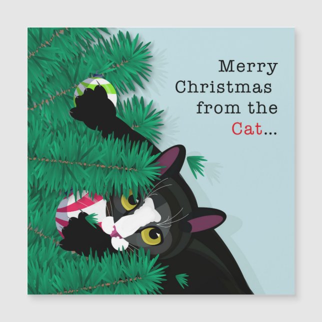 God jul från katten (Framsida)