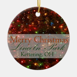 God jul från Kettering, Ohio 2015 prydnad Julgransprydnad Keramik