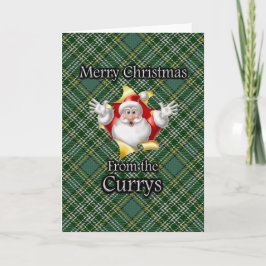 God jul från Klan Currie Curry Helgkort