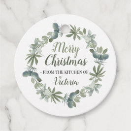 God jul från köket gåvor etiketter