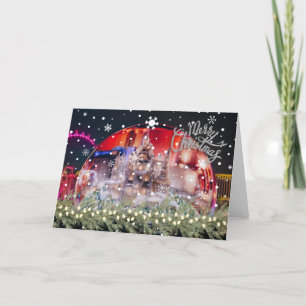 God jul från Las Vegas Greeting Card Tack Kort