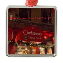 God jul från Little Italien NYC 1 Ornament