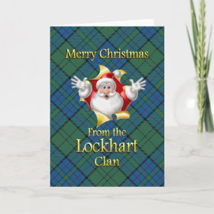 God jul från Lockhart-Klan Helgkort