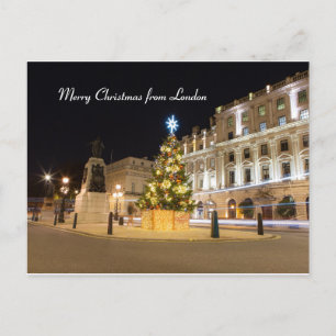 God jul från London Helg Vykort