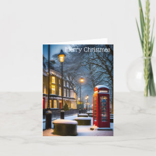 God jul från London Helgkort