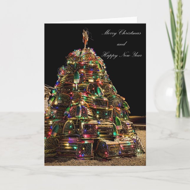 God jul från Maine Card Helgkort (Framsida)