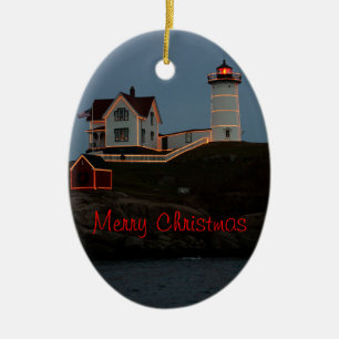 God jul från Maine Julgransprydnad Keramik