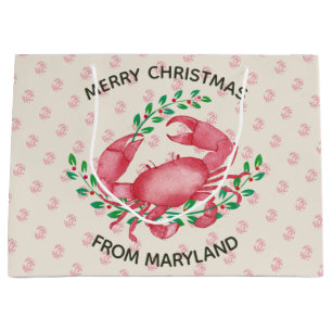 God jul från Maryland-julkrabban