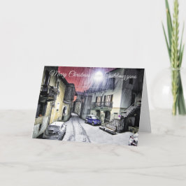 God jul från Montestrutto Italien Card Helgkort