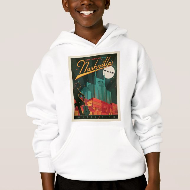 God jul från Nashville T Shirt (Framsida)