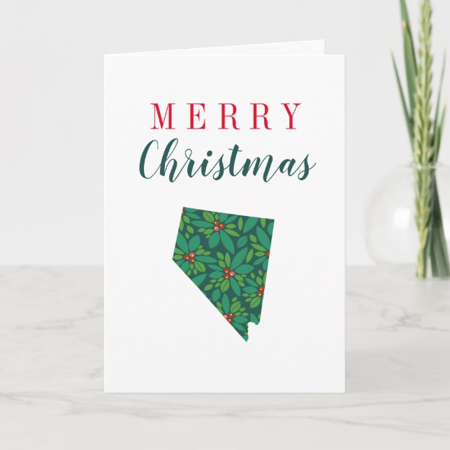 God jul från Nevada Kort (Framsida)