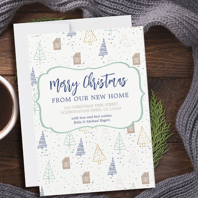 God jul från New Home Scandinavian Forest Meddelande (Skapare uppladdad)