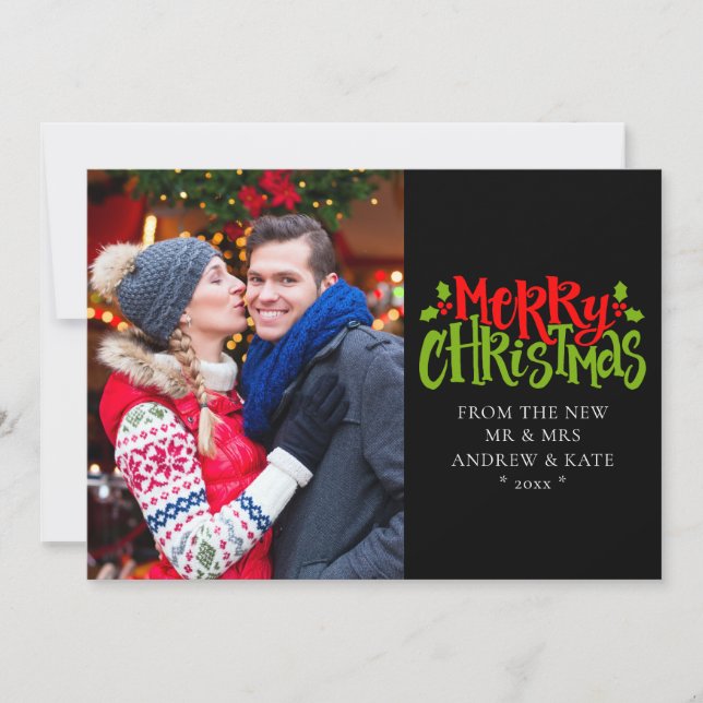 God jul från New Mr & Mrs Photo (Framsida)