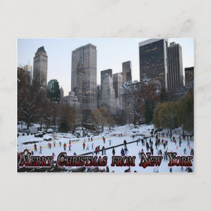 God jul från New York Helg Vykort