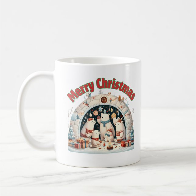 God jul från Nordpolen Kaffemugg (Vänster)