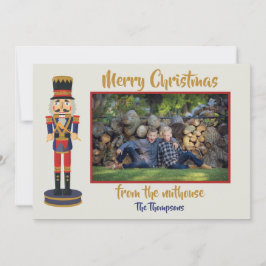 God jul från nuthouse lustig Nutcracker
